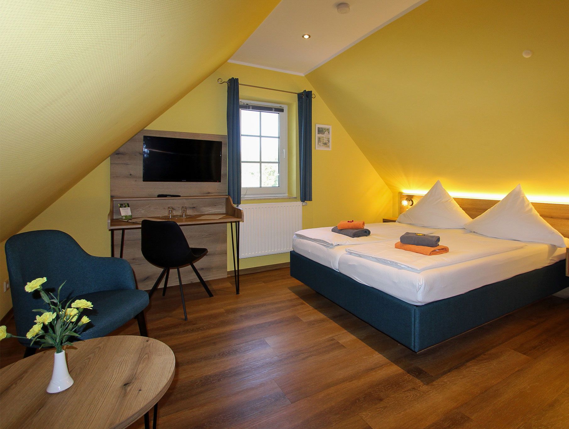 Doppelzimmer in der Pension